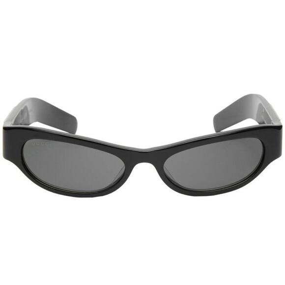 GUCCI Cat Eye Sunglasses Black Narrow Logo Gg1635S Runway Mask Unisex 003 NEW - Picture 10 of 10